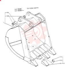 BUCKET ASSY, 1.4M3