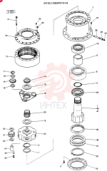 Схема (SK16-N2) - MARK II EXCAVATOR BTW LS0201 - LS0350 (1/03-12/04) 24100J10363F2