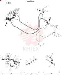 Схема (SK16-N2) - MARK II EXCAVATOR BTW LS0201 - LS0350 (1/03-12/04) 24100P2790F1