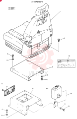 Схема (SK16LC-N2) - MARK II EXCAVATOR BTW YS0201 - YS0350 (1/03-12/04) 24100P2160F3