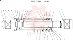 Схема (SK16LC-N2) - MARK II EXCAVATOR BTW YS0201 - YS0350 (1/03-12/04) 2438U419F1