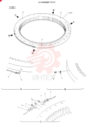 Схема (SK16LC-N2) - MARK II EXCAVATOR BTW YS0201 - YS0350 (1/03-12/04) 24100N5635F1