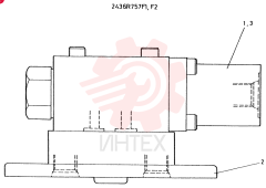Схема (SK400) - MARK II EXCAVATOR ASN LS0351 (1/93-12/01) 2436R757F1