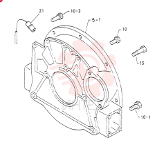 HOUSING; FLYWHEEL VI8943204410