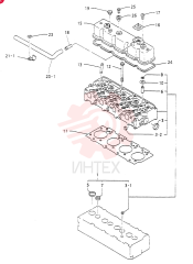 Схема (SK60) - EXCAVATOR ASN LE11001 (1/91-12/03) VI8941253526