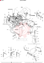 Схема (SK60) - EXCAVATOR ASN LE11001 (1/91-12/03) 24100J12455F1 (2)