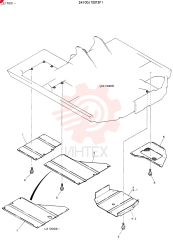 COVER ASSY,UNDER 24100J12013F1