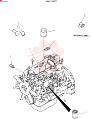 Схема (SK60) - EXCAVATOR ASN LE11001 (1/91-12/03) 2451U340F1