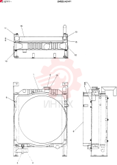 Схема (SK60) - EXCAVATOR ASN LE11001 (1/91-12/03) 2452U424F1