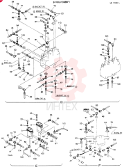 Схема (SK60) - EXCAVATOR ASN LE11001 (1/91-12/03) 24100J13388F1 (3)