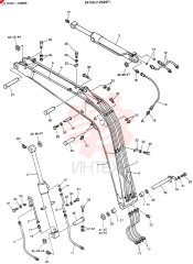 Схема (SK60) - EXCAVATOR ASN LE11001 (1/91-12/03) 24100J12593F1