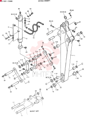 Схема (SK60) - EXCAVATOR ASN LE11001 (1/91-12/03) 24100J12592F1