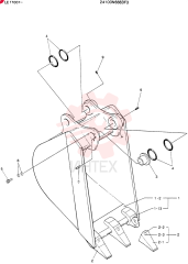 BUCKET ASSY, 0.1M3