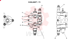 VALVE ASSY, CONTROL CONSISTS OF THE FOLLOWING PARTS 2436U880F1