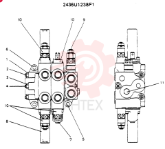 CONTROL VALVE 2436U1238F1