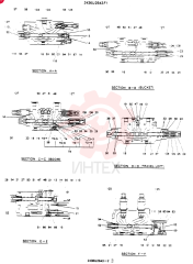 Схема (SK60) - EXCAVATOR ASN LE11001 (1/91-12/03) 2436U2643F1 (3)