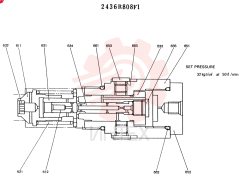 VALVE PRESSURE RELIE 2436R808F1