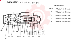 Схема (SK400LC) - MARK II EXCAVATOR ASN YS0351 (1/91-12/95) 24036R77F1