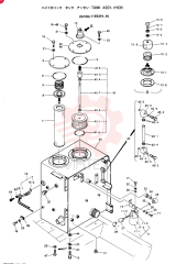 TANK ASSY, HYDR, APPLICABLE: YW02801-03412