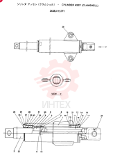 CYLINDER ASSY, Remarks: CONSISTS OF THE FOLLOWING PARTS 2438U1157F1