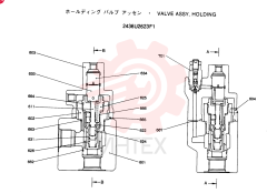 Схема (SK100) - MARK III EXCAVATOR ASN YW02801 (1/90-12/95) 2436U2623F1