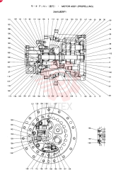 HYDRAULIC MOTOR 2441U829F1