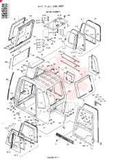 Схема (SK100) - MARK III EXCAVATOR ASN YW04601 (1/91-12/95) 24100J14396F1 (2)
