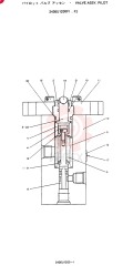 Схема (SK100) - MARK III EXCAVATOR ASN YW04601 (1/91-12/95) 2436U1200F1