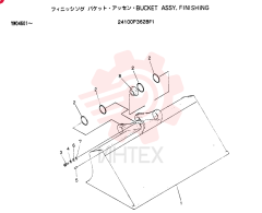 BUCKET ASSY, FINISHING 24100P3628F1