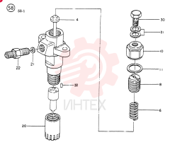 HOLDER ASM, NOZZLE VI1153300260