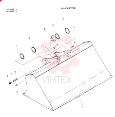 BUCKET ASSY, FINISHING 24100P3072F1