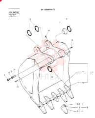 BUCKET ASSY, 0.6M3