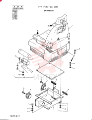 Stand, Seat, APPLICABLE: YP01601-01613 LP05201-06244
