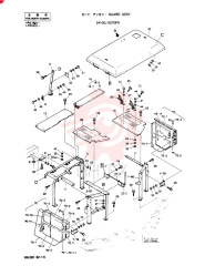 Bracket, APPLICABLE: YP01601-01608 LP05201-06190, Remarks: (66) 2416J1773 (2)