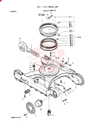 SPROCKET,21 T, 324mm ID x 601mm OD