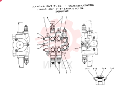Схема (SK120) - MARK III EXCAVATOR ASN LP01601 (1/91-12/95) 2436U1236F1