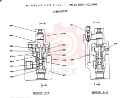 Схема (SK120) - MARK III EXCAVATOR ASN LP01601 (1/91-12/95) 2436U2623F1