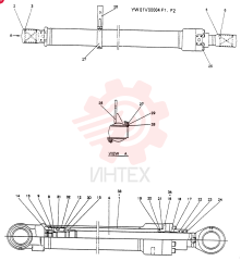 CYLINDER ASSY, BOOM YW01V00004F1