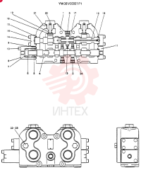 HYDRAULIC VALVE YW36V00001F1