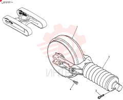 IDLER ASSY. CRAWLER. YW52D00003F1