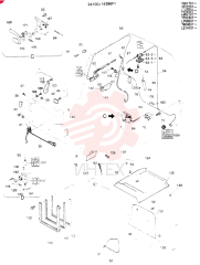 Схема (SK120) - MARK III EXCAVATOR ASN LP08001 (NA) (1/91-12/95) 24100J14396F1 (1)
