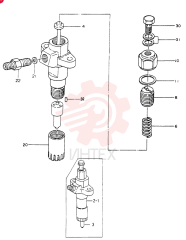 HOLDER ASM ., NOZZLE VI8970161460