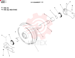 Схема (SK120) - MARK III EXCAVATOR ASN LP08001 (NA) (1/91-12/95) 24100N6683F1
