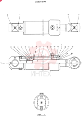 CYLINDER ASSY CONSISTS OF THE FOLLOWING PARTS 2438U1151F1