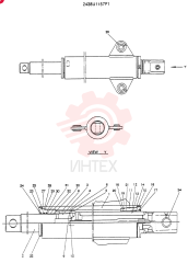 CYLINDER ASSY, CONSISTS OF THE FOLLOWING PARTS 2438U1157F1