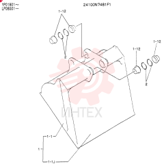 BUCKET ASSY, SCRAPER 24100N7481F1