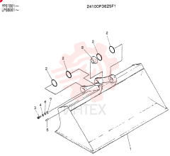 BUCKET ASSY, FINISHING 24100P3625F1
