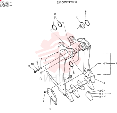 BUCKET ASSY, 0.3M³