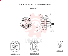 HYDRAULIC PUMP 2437U157F1