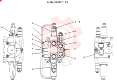 VALVE ASSY,CONTROL,  CONSISTS OF THE FOLLOWING PARTS 2436U1426F1